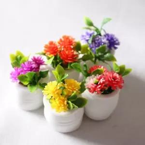 소품 (보리별) 납골당조화 화분 5p 1 봉안당 납골당꽃 꾸미기 꽃장식 화병 미니어처