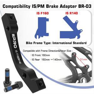 III프로 자전거 디스크 브레이크 어댑터 160MM ~ 140/180/203mm 변환기 PM IS 캘리퍼스 액세서리