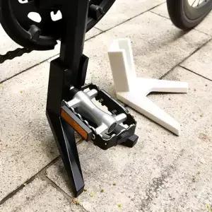 산악 자전거 킥 스탠드 휴대용 MTB 도로 페달 프레임 지지대 홀더 사이드
