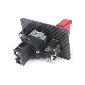 3갱  카본 12V LED Lgnition 스위치 패널 자동차 튜닝 레이싱 범용 엔진 시작 푸시 버튼