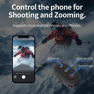 DJI Action 5 4용 Bluetooth 리모콘 작고 가벼움 30시간 작업 시간 Type-C 충전