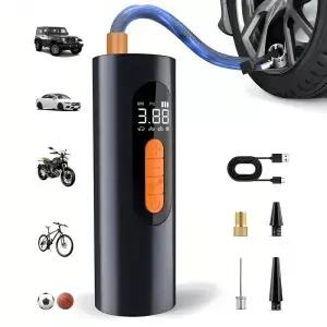 휴대용 타이어 팽창기 150PSI 무선 공기 펌프 미니 압축기 오토바이 자동차 자전거 전기 공 액세서리
