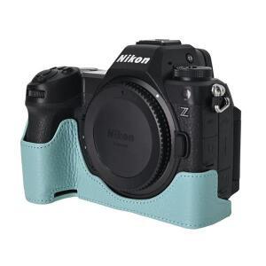 Nikon Z6III Z6 Mark 배터리 오프닝 하단 커버용  가죽 카메라 하프 바디 케이스