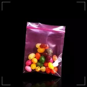 IOW56DDBD 슬라이드 폴리백 정전기 1000매 지퍼 봉투 5.5X8cm 방지 일회용 핑크 PE 비닐 백 크린 팩 포장