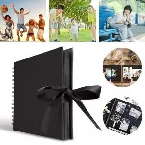 1PC 사진 앨범 스크랩북 종이 DIY 공예 결혼 기념일 선물을위한 그림 메모리 책