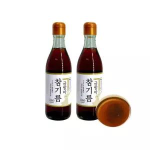 순수본가 100% 통참깨 고소한 참기름350ml+350ml