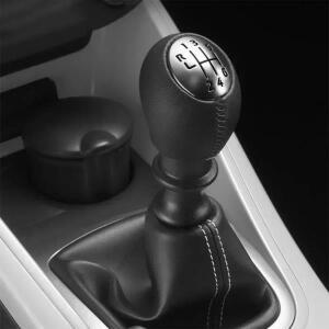 블랙 수동 기어 시프트 스틱 노브 PU 가죽 플라스틱 자동차 액세서리 VAUXHALL/OPEL VIVARO 르노 다키아 닛