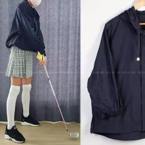 간절기 여성 점퍼 국내제작 칠부 아노락 바람막이 의류 국내제작 가벼운