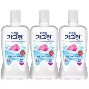 어린이가그린 아동 가글 딸기맛 380ml x 3개