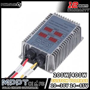 MPPT 실시간 추적 스텝 업/다운 200W 400W 24 85V 10 30V 출력 17 55V 태양 전지 알루미늄 충전 컨트롤러 충전