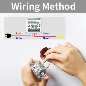 RF 433MHz 스마트 스위치 미니 DIY 무선 리모컨 조명 16A 릴레이 수신기 자동화 모듈 가정용 LED 램프용