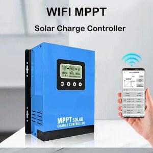 MPPT 태양열 충전 컨트롤러 30A 60A 100A 120A WIFI 태양열 충전 컨트롤러 12V 48V LCD PV 부하 태양열 컨트롤러 레귤레이터