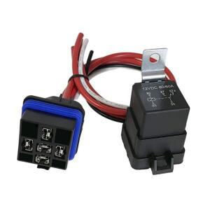 80A/60A 50A/30A 12V 방수 자동차 릴레이(소켓 포함) 5핀 릴레이 스위치(해양 팬용) 다목적 키트