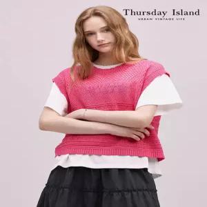 써스데이아일랜드 THURSDAYISLAND 스카시 블록 베스트T244MVT237W 437584