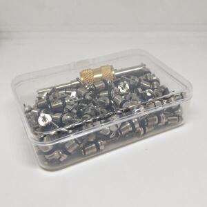 101pcs 에어컨 R134 인터페이스 밸브 코어, 컷오프 역류 충전 냉매