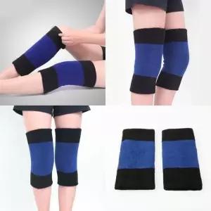 ( )스판밴드 타월 투톤 무릎보호대 2p세트 블루블랙 등산무릎보호대 등산용무릎보호대