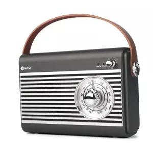 캠핑 레트로 블루투스라디오 포터블 FM USB AUX 스피커