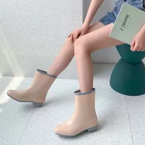 여성화 미들 레인부츠 작업화 설거지장화 일장화 방수부츠