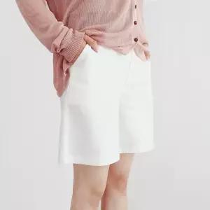 여름반바지 A라인 린넨 린넨바지 뒷밴딩 반바지 린넨반바지 여자