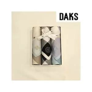 [하프클럽/닥스ACC]  DD308 닥스 남녀3매 선염 손수건 세트