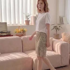 5부 시원한 몸빼바지 여름 꽃무늬 쿨 여성바지 촌캉스룩 플라워팬츠 플 할머니