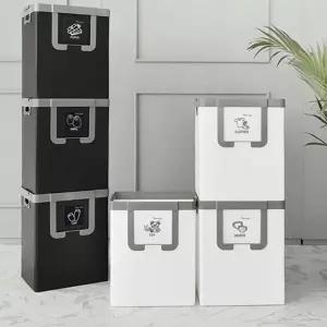 3단분리 가정용분리수거함 나눔이/분리수거함3단/사각휴지통/3단분리수거함/분리수거쓰레기통