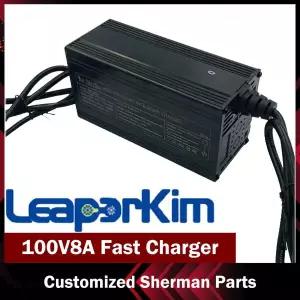 Leaperkim 베테랑 셔먼 100V 8A 고속 충전기 충전 외발자전거 MONOWHEEL 부품 Msuper X