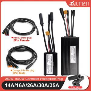 전기 자전거 KT 컨트롤러 36V/48V 14A 16A 26A 30A 35A 방수 브러시리스 250W 1000W 전기 자전거 액세서리 라이트 기능 포함