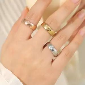 변색없는 반지 써지컬 빅사이즈 가능 오블리크 쥬얼리 악세서리