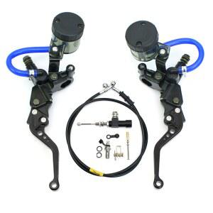 오토바이 범용 CNC 유압 클러치 레버 브레이크 핸들 Motocross Dir Bike Moto accesorios 용 펌프 마스터 실린더 키트