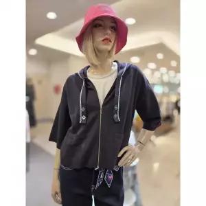 이월수량 베네통 자수 후드넥 집업 가디건 BAKCA1-641-NY 2800913