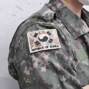 군용 태극기 브랜드 귀여운 부착 군장 공군 축구 디지털 커스텀 가방 찍찍이 패치