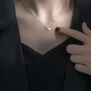 (다올)925 실버 큐빅 목걸이 여성 쥬얼리