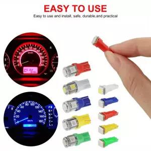 70개 T5 T10 5050-SMD LED 속도계 계기판 클러스터 대시 전구