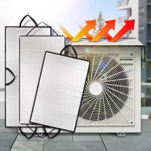 절전덮개 에어컨실외기커버 햇빛가리개 차양막 그늘막 열차단 효과 실외기 에어컨 절전 커버 보호 덮개