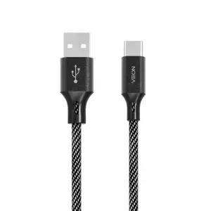 MSTORY USB데이터케이블 메탈 페브릭 케이블 USB-C핀 1.2M C타입충전기