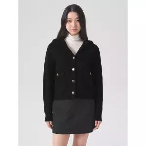 에잇세컨즈 금속 버튼 후드 카디건 다크 카키 32495ALY8H 4474952