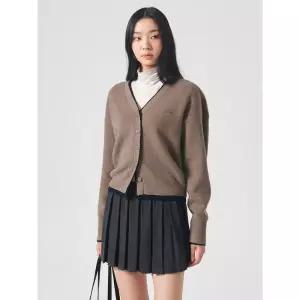 에잇세컨즈 배색 포인트 카디건 베이지 354Y5AMQ4A 4638514