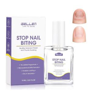 젤렌 및 성인용 손톱 물어뜯기 예방 쓴맛 15ML | 손가락 빨기 방지용 물어뜯지 않게 하는 매니큐어 손톱 관리 솔루션으로 손가락 물어뜯기와 손톱 손상을 예방합니다