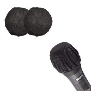 블랙 위생 마이크커버 80Set 2개입 일회용 덮개