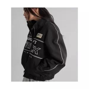 에잇세컨즈 레이싱 패딩 점퍼 블랙 356138SC25 5864958