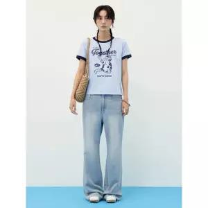 에잇세컨즈 부츠컷 데님 팬츠 스카이블루 (354721JP1Q) 4272417