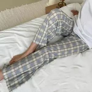 [라일리여성언더웨어] Rly 여성 체크 잠옷 미니멀 가을 모던 모임룩 51679856)