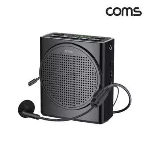 (COMS) 블루투스 v5.3 마이크 무선 앰프 스피커(블랙)