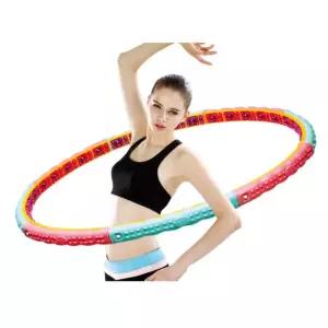 아이워너 에어쿠션 돌기 바디헬스후프 2.1 훌라후프 홈트레이닝도구 뱃살관리 복부마사지 복부운동 뱃살