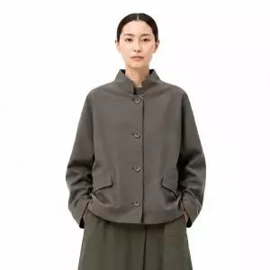아일로(A HILO) 가오리핏배색스웨이드자켓 AHJJ200