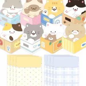 엽서 인테리어 고양이 다꾸 소품 캐릭터 냥냥 세트 귀여운 3종