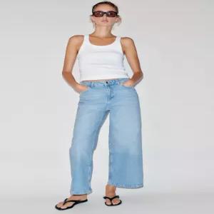 ZARA JEANS Z1975 CULOTTE 하이웨이스트 컴포트 - 라이트 블루 6147/120/406