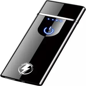 일루미차지 터치 2.0 전기 라이터 - USB 충전식 향상된 코일 및 배터리 수명 방풍 기능 세련된 디자인