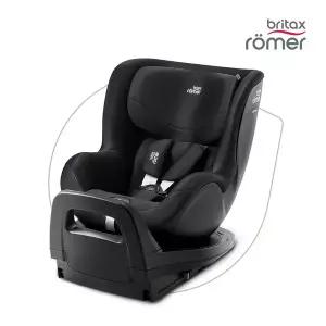 브라이텍스 브랜드관 듀얼픽스 프로 아이사이즈 딥블랙 신생아 유아 아기 회전형 카시트 ISOFIX